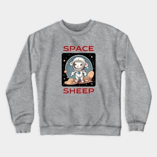 Space Sheep | Spaceship Pun Crewneck Sweatshirt